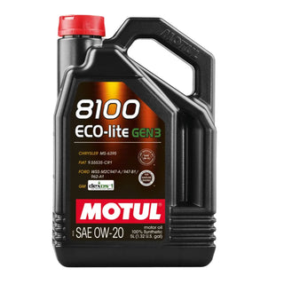Motul 8100 Eco-Lite Gen3 5W-20 (5L Case of 4)