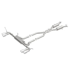 MagnaFlow Street Series Cat-Back Perf Exhaust System Quad Split Tips: Jeep Grand Cherokee 2014-2021 3.6L / 5.7L