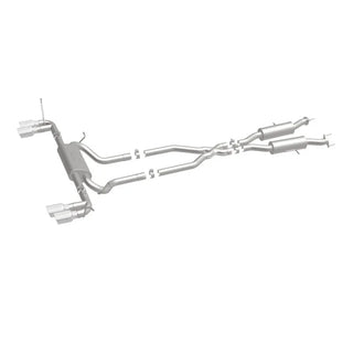 MagnaFlow Street Series Cat-Back Perf Exhaust System Quad Split Tips: Jeep Grand Cherokee 2014-2021 3.6L / 5.7L