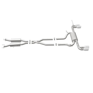 MagnaFlow Street Series Cat-Back Perf Exhaust System Quad Split Tips: Jeep Grand Cherokee 2014-2021 3.6L / 5.7L