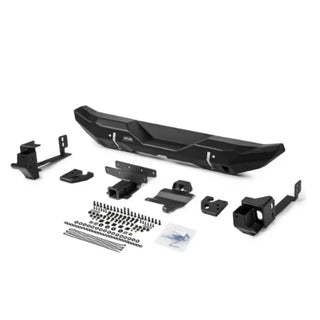 Rival 4x4 Rear Aluminum Stubby Bumper (REAR): Jeep Wrangler JL 2018-2025 3.6L/6.4L