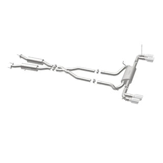 MagnaFlow Street Series Cat-Back Perf Exhaust System Quad Split Tips: Jeep Grand Cherokee 2014-2021 3.6L / 5.7L