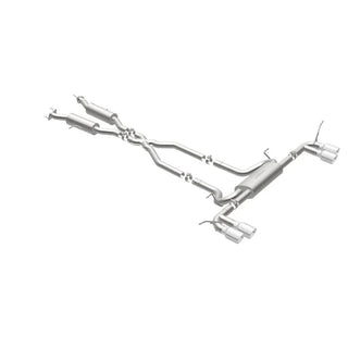 MagnaFlow Street Series Cat-Back Perf Exhaust System Quad Split Tips: Jeep Grand Cherokee 2014-2021 3.6L / 5.7L