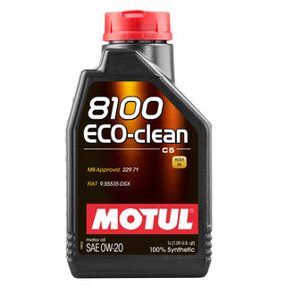 Motul 8100 Eco-Clean 0W-20 (1L Case of 12)