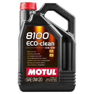 Motul 8100 Eco-Clean 0W-20 (5L Case of 4)
