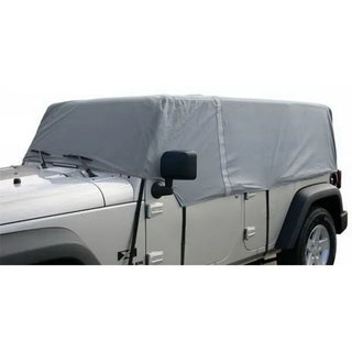 Rampage 4-Layer Car Cover Grey (UNLIMITED): Jeep Wrangler JK 2007-2018 3.6L/3.8L V6