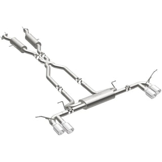 MagnaFlow Street Series Cat-Back Perf Exhaust System Quad Split Tips: Jeep Grand Cherokee 2014-2021 3.6L / 5.7L
