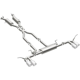 MagnaFlow Street Series Cat-Back Perf Exhaust System Quad Split Tips: Jeep Grand Cherokee 2014-2021 3.6L / 5.7L