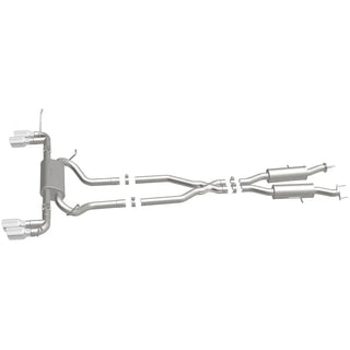 MagnaFlow Street Series Cat-Back Perf Exhaust System Quad Split Tips: Jeep Grand Cherokee 2014-2021 3.6L / 5.7L