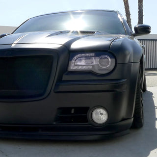 Spec D Projector Halo Headlights (Smoke): Chrysler 300C 2005 - 2010