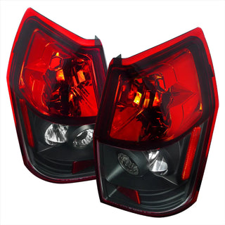 Spec D Altezza Tail Lights (Red w/ Black Bottom): Dodge Magnum 2005 - 2008