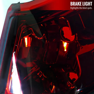 Spec D Altezza Tail Lights (Red w/ Black Bottom): Dodge Magnum 2005 - 2008