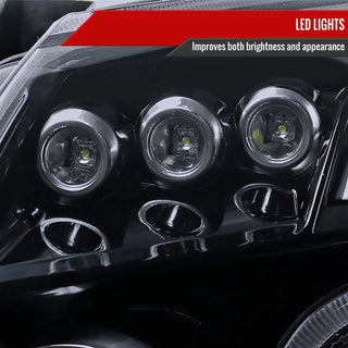 Spec D Projector Halo Headlights (Smoke): Dodge Magnum 2005 - 2007