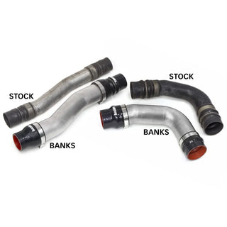 Banks Power Boost Tube Upgrade Kit 3.5" Hot & Cold Side Raw (F&R): Dodge / RAM 2500/3500 2010-2012 6.7L Cummins