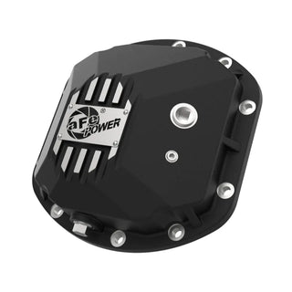 aFe Street Series Dana 30 Diff Cover Black Machined Fins: Jeep Wrangler 1997-2018