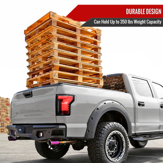 Spec D Soft Quad-Fold Tonneau Cover: Dodge Ram (w/ 6.4ft Bed) 2002 - 2018