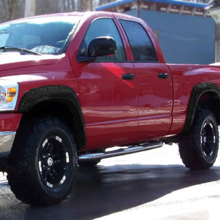 Spec D Riveted Style Fender Flares (Textured Black, 4pc): Dodge Ram 2002 - 2009