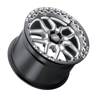 Weld Laguna Drag / Gloss Black Milled | 17x10 | 5x127 | +38mm Offset