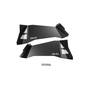 DV8 Offroad Rear Inner Fender Satin Aluminum (REAR): Jeep Wrangler JK 2007-2018 3.8L/3.6L V6/2.0L Turbo - Satin Black