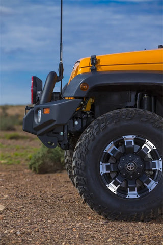 ARB Deluxe Winch Bar Bumper (SATIN) (FRONT): Jeep Wrangler JK 2007-2018