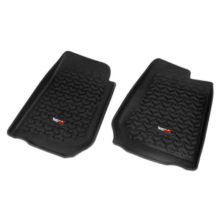 Rugged Ridge Floor Liner Front Black: Jeep Wrangler 2007-2018 3.6L/3.8L V6