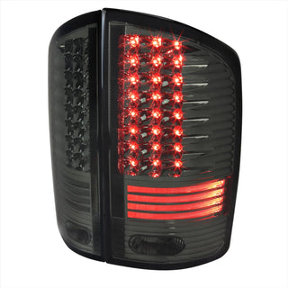 Spec D LED Tail Lights (Smoke, Version 2): Dodge Ram 2002 - 2006