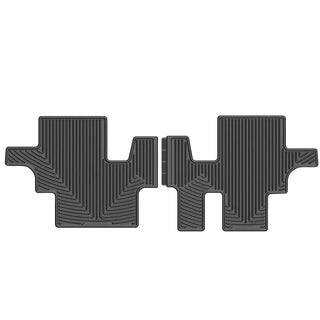 WeatherTech Rear Rubber Mats Black: Jeep Wrangler 2014-2016 3.6L