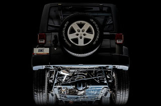 AWE Trail Edition Cat-Back Exhaust (Single Turn-Down Exit): Jeep Gladiator 3.6L V6 2020 - 2025