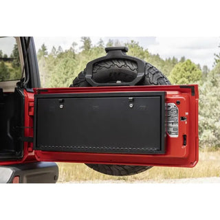 Tuffy Products Lockbox Tailgate Premium Storage Keyed Lock w/ 2 Shelves (REAR): Jeep Wrangler JL 2018-2026