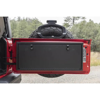 Tuffy Tailgate Lockbox Premium Storage Lock (REAR): Jeep Wrangler JL 2018-2026 - Black