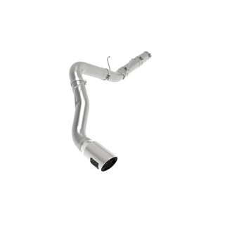 aFe LARGE BORE HD 5in 409-SS DPF-Back Exhaust w/Pol Tip: Ram 2500 / 3500 2019-2026 6.7L Diesel