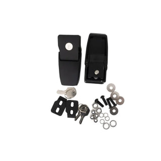 Rampage Locking Hood Catches Black: Jeep Wrangler JL 2018-2019 Sport 2-Door