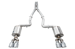 AWE Touring Cat-Back Exhaust (Polished Tips): Dodge Challenger (15-23) 6.4L 392 / 6.2L Hellcat