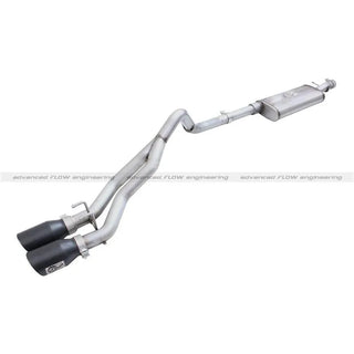 aFe Rebel Series 2.5" Cat-Back Exhaust System Polished Tips (REAR): Jeep Wrangler JK 2007-2018 3.8/3.6L