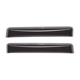 WeatherTech Rear Side Window Deflectors Matte (REAR): Jeep Wrangler / Gladiator 2018-2026