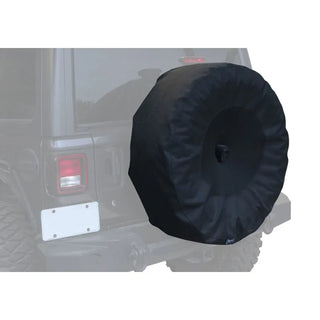 Rampage Tire Cover w/Camera Slot 33-35in: Fits Jeep Wrangler 2018-2026 2.0L/3.6L - Black