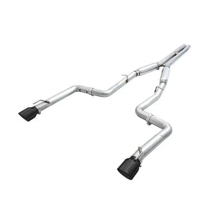 AWE Track Edition Cat-Back Exhaust (Black Tips): Dodge Charger 2015 - 2023 (6.4L 392 & 6.2L Hellcat)