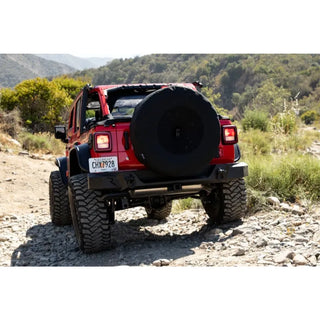 Rampage Tire Cover w/Camera Slot 37in: Fits Jeep Wrangler 2018-2026 2.0L/3.6L - Black