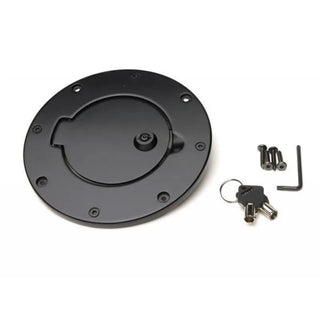 Rampage Billet Style Gas Cover: Jeep Wrangler JK 2007-2018 - Black