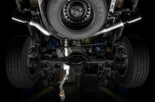 AWE Tread Edition Cat-Back Exhaust (Black Tips, Dual Exit): Jeep Gladiator 3.6L V6 2020 - 2025