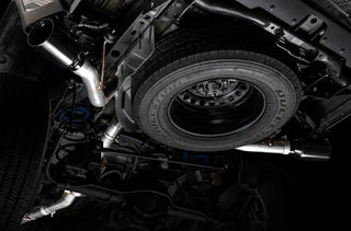 AWE Tread Edition Cat-Back Exhaust (Black Tips, Dual Exit): Jeep Gladiator 3.6L V6 2020 - 2025