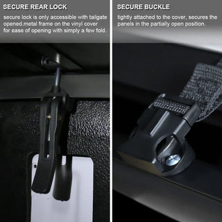 Spec D Hard Quad Fold Tonneau Cover: Dodge Dakota (w/ 6.5ft Bed) 1997 - 2004