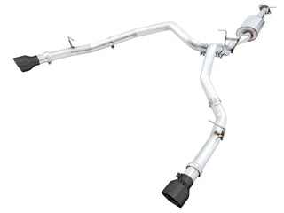 AWE 0FG Cat-Back Exhaust (Dual Rear Bumper Exit, Black Tips): Ram 5.7L Hemi 1500 2019 - 2024