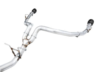AWE 0FG Cat-Back Exhaust (Dual Rear Bumper Exit, Black Tips): Ram 5.7L Hemi 1500 2019 - 2024