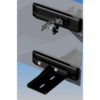 Rampage High Lift Jack Mount Black: Jeep Wrangler JK 2007-2018 3.6L V6 / 3.8L V6