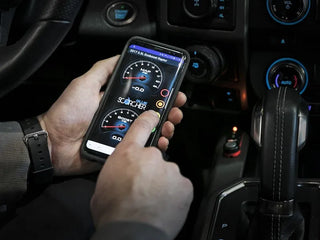 aFe SCORCHER BLUE Bluetooth Power Module (F&R): Fits RAM 2500/3500 2019-2026 6.7L Cummins