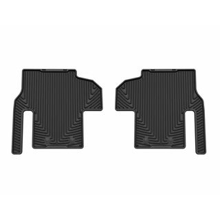 WeatherTech 2nd Row Rear All-Weather Floor Mats Black: Fits Jeep 2022-2026