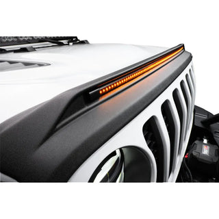 Husky Liners Aeroskin Lightshield PRO Hood Protector: Jeep Wrangler JK 2007-2018 - Black