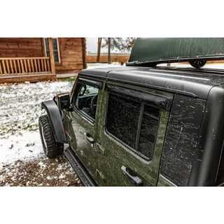 Husky Liners Ventvisor Low Profile (4pc) Smoke: Jeep Wrangler/Gladiator 2018-2026 2.0L/3.6L