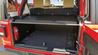 Tuffy Deluxe Cargo Enclosure: Jeep Wrangler JL 2018-2026 without Alpine Subwoofer